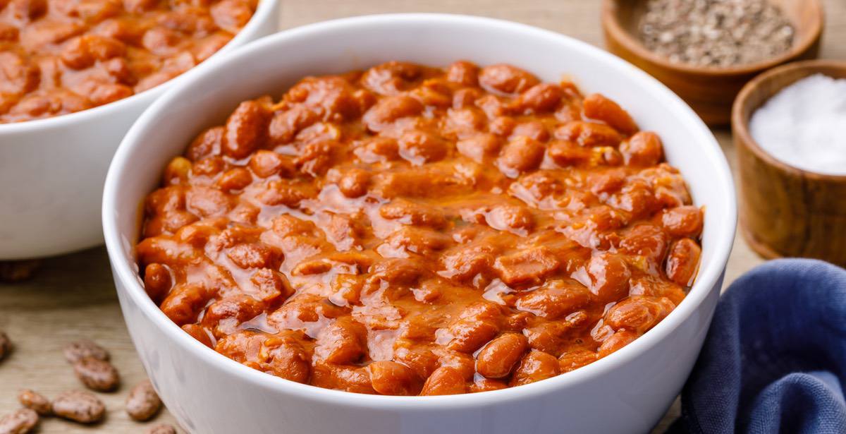 Southern Style Brown Sugar Instant Pot Baked Beans from Scratch - Miss Wish