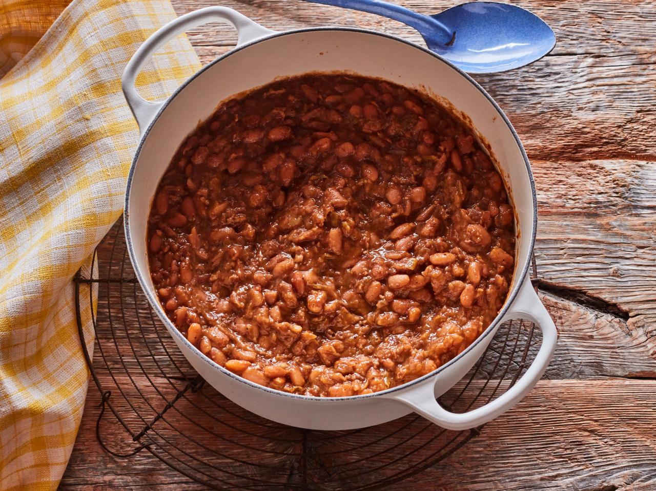 Cowboy Bacon Beans Recipe | Ree Drummond | Food Network