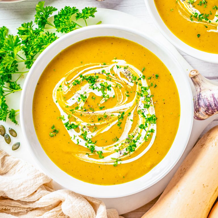 Butternut Squash Soup - The Perfect Fall Comfort Food
