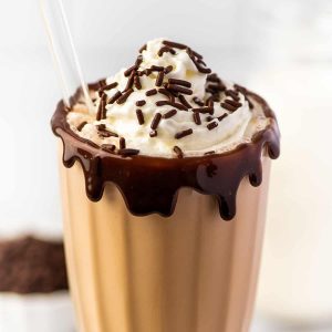 Chocolate milkshakes