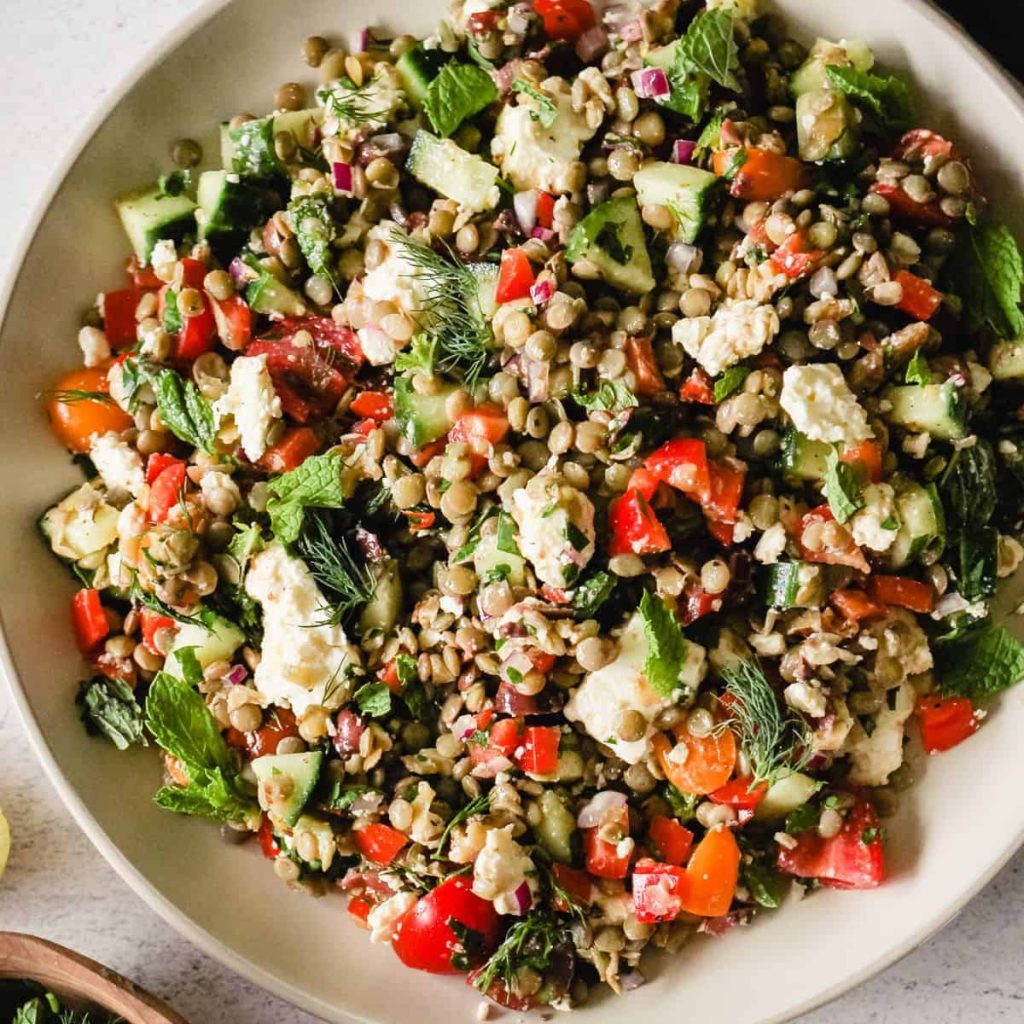 Greek Lentil Salad